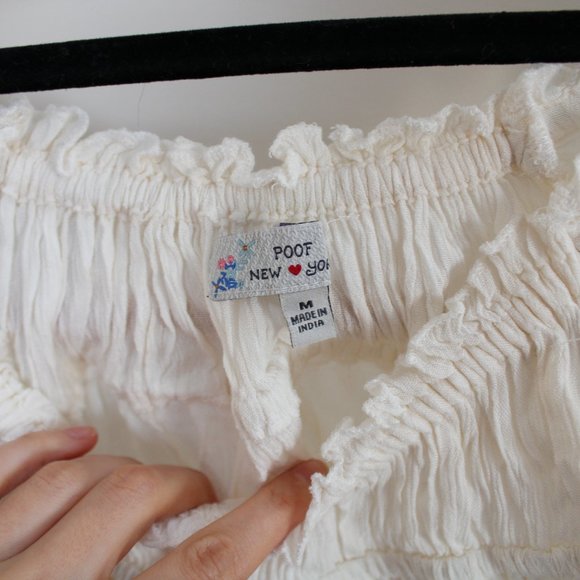 NWT ruffle top m (fit small) - Picture 3 of 5